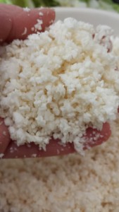cauliflower processed rice